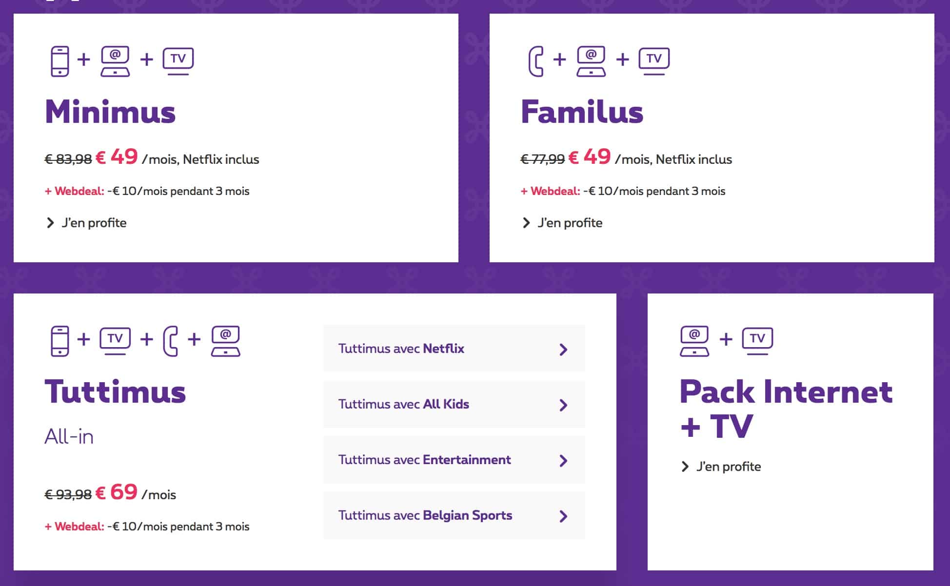 proximus tv internet pack - proximus tv live