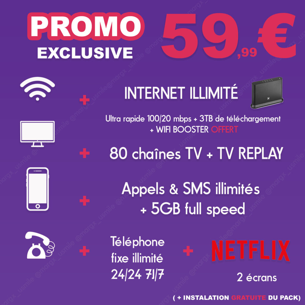 pack tv internet promotion