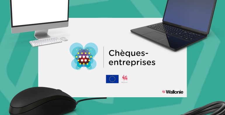 image d'un cheque entreprise en wallonie