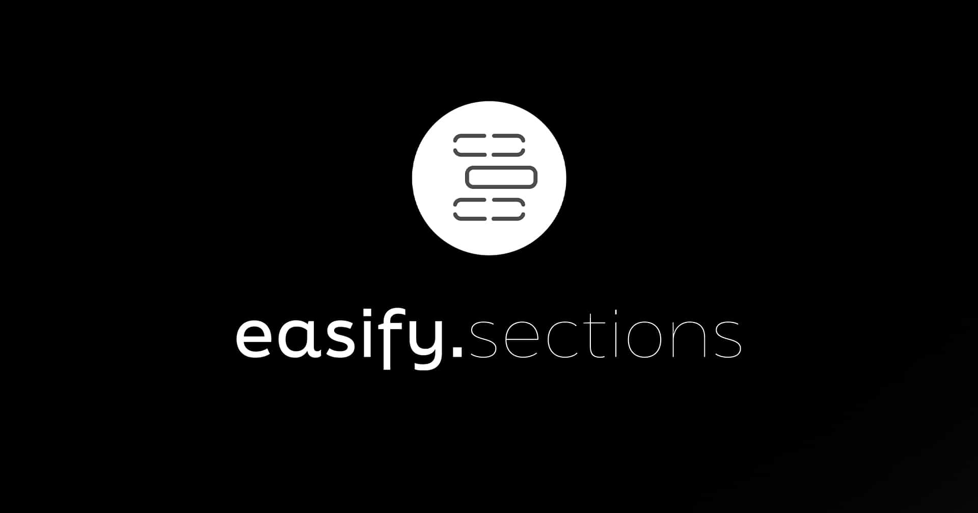 Easify sections