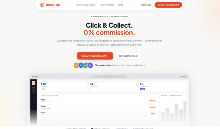 logiciel block and collect Bread-up